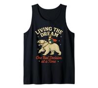 Funny Animal Penguin Polar Bear Sarcastic Relatable Gag Tees Tank Top