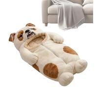 Funny Animal Sleepings Bag, Adorable Dogs Envelope Sleeping Bag, Soft Comfortable Washable Washable Warm Blanket For Adults Kids Adults
