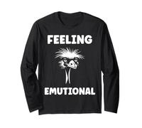 Funny Animals Emus Bird Quote Emotional Feeling emu Long Sleeve T-Shirt