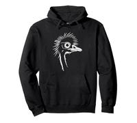 Funny animals Emus minimalist bird simple emu Pullover Hoodie