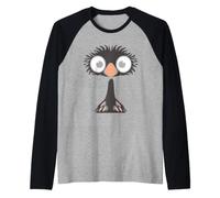 Funny Animals Emus Minimalist Bird Simple emu Raglan Baseball Tee