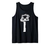 Funny Animals Emus Minimalist Bird Simple emu Tank Top
