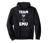 Funny animals Emus minimalist bird simple team emu Pullover Hoodie