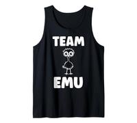 Funny Animals Emus Minimalist Bird Simple Team emu Tank Top