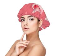 Funny Animals Face Printed Satin Hair Bonnet for Sleeping Double Layer Silk Sleep Cap Hair Wrap Cap for Women Men Black