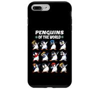 Funny Animals Graphic Penguins of the World Penguin Lover Case for iPhone 7 Plus/8 Plus