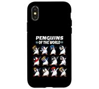 Funny Animals Graphic Penguins of the World Penguin Lover Case for iPhone X/XS