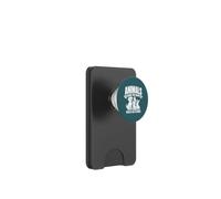 Funny "Animals Make Me Happy People Not So Much" Design PopSockets PopWallet for MagSafe