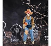 Funny Animated Dueling Banjo Skeletons, Halloween Musical Skeletons, Country Skeleton Musicians, Halloween Prop Decor, For Indoor Home Decor (Yellow, With Light)