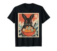 Funny Anime Bunny Rabbit Anime Easter Egg Japanese Graphic T-Shirt