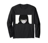 Funny Anime Manga Shock Moment Girl Meme Long Sleeve T-Shirt