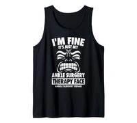 Funny Ankle Surgery Recovery Broken Foot Rehab Tank Top
