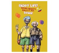 Funny Anniversary Card For Girlfriend Boyfriend Couple Partner - Wedding Anniversary Card For Him Her - Naughty Valentines Day Card for Husband Wife - Comes With Funy Picture