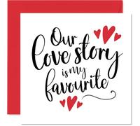 Funny Anniversary Card, Our Love Story