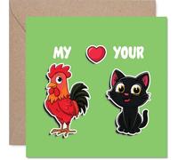 Funny Anniversary Card - Perfect Fit - Cheeky Happy Anniversary Card for Women Men, 145mm Joke Humour Anniversaries Greeting Cards