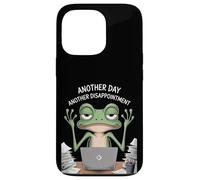 Funny Another Day Another Disappointment Frog Work Humor Case for iPhone 13 Pro