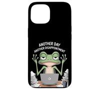 Funny Another Day Another Disappointment Frog Work Humor Case for iPhone 15