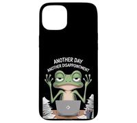 Funny Another Day Another Disappointment Frog Work Humor Case for iPhone 15 Plus