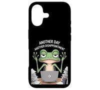 Funny Another Day Another Disappointment Frog Work Humor Case for iPhone 17
