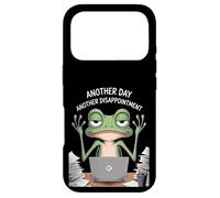 Funny Another Day Another Disappointment Frog Work Humor Case for iPhone 17 Pro