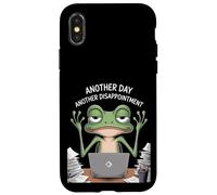 Funny Another Day Another Disappointment Frog Work Humor Case for iPhone X/XS