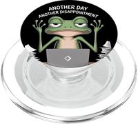 Funny Another Day Another Disappointment Frog Work Humor PopSockets PopGrip for MagSafe
