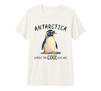 Funny Antarctica Cool Kids Penguin Souvenir Premium T-Shirt