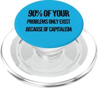 Funny Anti-Capitalism Leftist Left-Wing Progressive America PopSockets PopGrip for MagSafe