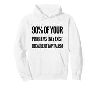 Funny Anti-Capitalism Leftist Left-Wing Progressive America Pullover Hoodie