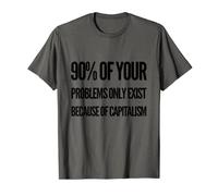 Funny Anti-Capitalism Leftist Left-Wing Progressive America T-Shirt