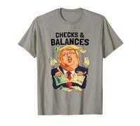 Funny Anti-Trump Checks and Balances Funny Anti-Trump T-Shirt