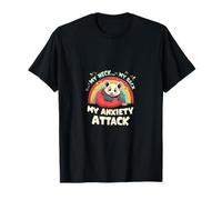 Funny Anxiety Attack Opossum Humor T-Shirt