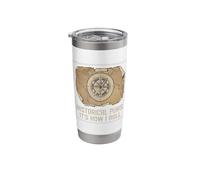 Funny AP History Student Historical Puns It's How I Roll Stainless Steel Insulated Tumbler