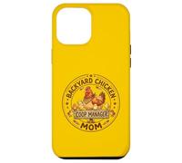 Funny Apparel Backyard Chicken Mom Coop Manager Farm Case for iPhone 12 Pro Max