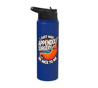Funny Appendix Removal Surgery Recovery Appendectomy Gifts Stainless Steel Insulated Water Bottle