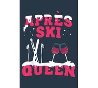 Funny Apres Ski Nice Skiing Funny Apres Ski Graphic: Daily planner notebook, To-do list, 6 inch wide x 9 inch high, 120 pages