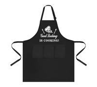 Funny Aprons for Men,"MR Good Looking is Cooking",Che-f Aprons for Men with Double Pocket Gifts for Men, Birthday Gifts for Husband, Son, Boyfriend,Men Che-f.
