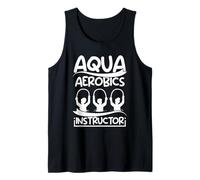 Funny Aqua Fitness Lover Water Aerobicsn Instructor Tank Top