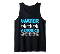 Funny Aqua Fitness Lover Water Aerobicsn Instructor Tank Top