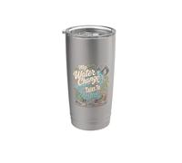 Funny Aquarium Water Change Algae Fish Tank Keeper Stainless Steel Insulated Tumbler