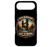 Funny Arborist Life Is Rough Get A Rope Then Climb It Tree Case for iPhone Air