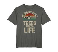 Funny Arborist Saying for Tree Surgeon Forester & Lumberjack T-Shirt, Men's Big and Tall, Asphalt Grey, 3X Tall