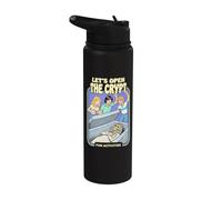 Funny Archaeology Let's Open The Crypt Egyptian Mummy Tomb Stainless Steel Insulated Water Bottle