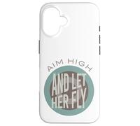 Funny Archery Aim High and Let Her Fly Case for iPhone 16