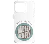 Funny Archery Aim High and Let Her Fly Case for iPhone 16 Pro