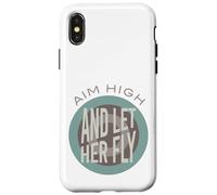 Funny Archery Aim High and Let Her Fly Case for iPhone X/XS