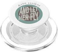 Funny Archery Aim High and Let Her Fly PopSockets PopGrip for MagSafe