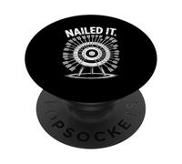 Funny Archery Nailed It Target Humor PopSockets Adhesive PopGrip