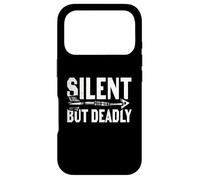 Funny Archery Quote - Silent But Deadly Case for iPhone 17 Pro