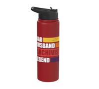 Funny Archivist Record Keeper Shirt Stainless Steel Insulated Water Bottle